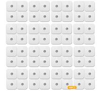 48 électrodes Tens, 50 électrodes de rechange autocollantes en gel de 50 mm, électrodes pour appareils Tens, électrodes Tens avec connexion à pression de 3,5 mm