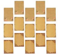 48 Feuilles Papeterie Rétro en Papier Kraft Style Européen | Écriture Fluide, Annonces et Lettres de Remerciement, Feuille Vintage, Usage Bureau