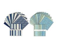 48 Feuilles Papier Scrap Double face, 15,2 x 15,2cm, 48 Designs Papier pour Scrapbooking, à Motif Papiers, Papiers Décoratifs Double face pour Journal Album de Bricolage (Bleu)