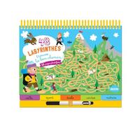 48 Labyrinthes, Trouve Le Bon Chemin ! - 25 Pages Plastifiées - Avec 1 Feutre Effaçable