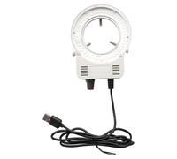 48 LED Microscope Industriel CaméRa Source Lumineuse Anneau Lampe LumièRe Illuminateur Lampe Luminosité RéGlable Interface USB
