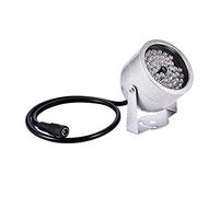 48 Lumières LED IR, éclairage Intelligent en Alliage D'aluminium, Lumière de Vision Nocturne Infrarouge étanche pour Caméra de Vidéosurveillance de sécurité, Lumière IR CCTV