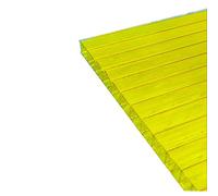 48 Panneaux de toiture en Polycarbonate Double paroi pour serres, pour Usage extérieur et toitures de Supports à Plantes (Couleur 8, 50 x 50 cm - 4 mm)