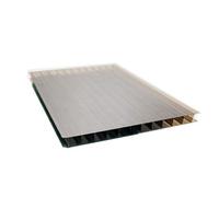 48 Panneaux de toiture en Polycarbonate Double paroi pour serres, pour Usage extérieur et toitures de Supports à Plantes (Couleur 8, 50 x 50 cm - 4 mm)