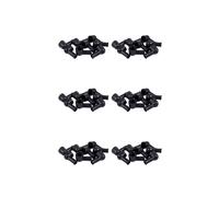 48 Pcs 15mm X 8mm Noir Pipe de Fumeur Forme PVC Batterie Terminal Isolant Recouvre Bottes