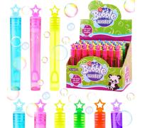 48 Pcs Kids Bubble Sticks Soap Bubbles Set Mini Bubble Soap Bottles for Wedding Birthday Party.[L59]