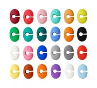 48 PCS marque - pages de boisson, identificateur de tasse de couleur, marque - pages de tasse de silicone de fête de bar, cocktail, accessoires de champagne de fête, idéal pour le vin de tous les jour