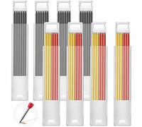 48 Pcs Mine Crayon Chantier de Charpentier, 2.8mm Crayon de Chantier Recharges pour Crayons de Charpentier Solides Remplacement, Crayons de Construction à Trous Profonds, Recharges Uniquement