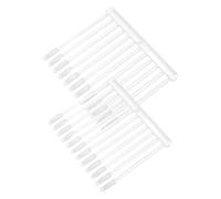48 Pièces Bâtonnet Adhésif pour Nettoyage du Cérumen, PET Résine | Eau ni Électricité, Usage Bureau et Voyage, Retire les Débris Pousser Plus Loin, pour Ados et Adultes