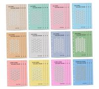 48 pièces/ensemble A6 planificateur de budget de défi d'épargne classeur d'économie 'argent 2 en 1, classeur budget A6 avec défi 'économie 'argent, enveloppes ' à fermeture éclair