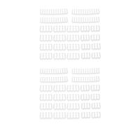 48 Pièces Séries / Lot Câble PC Carte Mère Peigne 24Pin 8Pin 6Pin Peigne à Câble pour Ordinateur Gesleeved à 3,4 mm Blanc