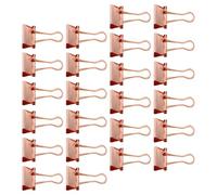 48 Pièces Trombones Décoratifs Rose Gold 25mm en Métal | Lot de Pinces Fines, Aide au Tri et Marquage, pour Documents, École et Maison