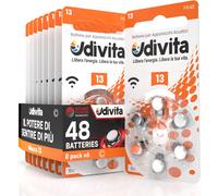 48 Piles Auditives 13. - 8 Ampoules De 6 Piles