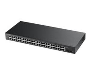 48 ports Gbps RJ45 - 2 ports Gbps SFP - rackable