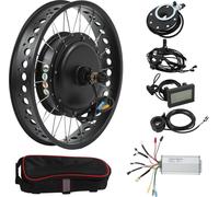 48 V 1500W 20 pouces vélo électrique -Kit de conversion de la roue arrière à pneus gras avec LCD3 -Meter KT 35A -Contrôleur