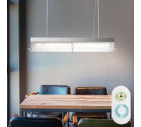 48 Watt LED Cristal Lampe Suspendue Télécommande Plafonnier Spot Grand Lumière