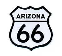48 x 48 mm Route 66 Arizona États-Unis Mother Road Patch écusson thermocollant 0753 A