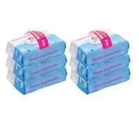 480 lingettes humides de nettoyage bébé fraîches et parfumées Deliplus à l'aloe vera | Pack économique [6 x 80 = 480 lingettes]