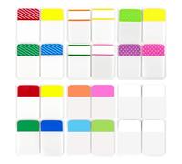 480 Pièce Onglets D'Index, 6 Styles de Balises de Balisage de Page, Onglets Séparateurs, Signets Adhésifs Index Tabs, Onglets Autocollants, pour Livres, Fichiers, Cahiers, Marquage de Documents