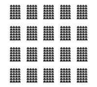 480 Pièces Autocollants D'angle Photo Noirs en Papier pour Scrapbooking | Fixation sans Colle, Aspect Rétro, pour Cartes Postales et Fiches Recettes, Rangement Soigné en Albums Anciens