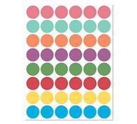 480 Pièces D'étiquettes De Codage Couleur Autocollantes Rondes Autocollantes Adhésives Petites Étiquettes De Déménagement (10 Feuilles)