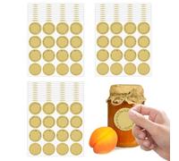 480 Pièces Etiquettes Autocollantes Bocaux, Ø 50 mm Etiquette Autocollante à Confiture pour Boîte d'Emballage Cadeau Sac Enveloppe Cartes de Vœux Anniversaire Mariage Noël Fête