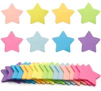 480 Pièces Note Autocollant,Super Sticky Notes,8 Couleurs Feuilles Forme De Étoile Auto-Adhésif Couleur Notes Adhésives,Listes De Choses À Faire Et Rappels Repositionnable Pour L'école,La