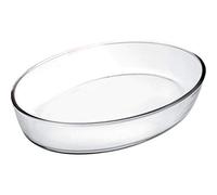 [480135] IBILI Plat Ovale, Verre, Transparent, 35 x 25 x 6.5 cm