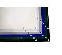 (480g/m²) bâche Camion, bâche de Protection, bâche PVC avec œillets 12mm, sans Ourlet (3m x 1m, Gris RAL7042)