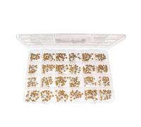 480pcs 10pF-10uF Monolithic Capacitor set Monolithic Ceramic Capacitor assortment Kit 0.1uF 0.22uF 0.47uF 2.2uF 4.7uF Capacitor NWPNLXEA