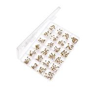 480pcs 24value 50V Monolithic Ceramic Capacitor kit 10pF47pF100pF220pF470pF1n2.2nF3.3nF10nF22nF47nF0.1uF0.22uF1uF2.2uF4.7uF10uF NWPNLXEA