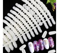 480pcs Faux Ongles Conseils Présentoir Vernis À Ongles Palette D'affichage Ovale Ongle Naturel Artificiel Professionnel Couverture Décoration Diy Accessoire De Manucure Pour Salon Femmes Filles