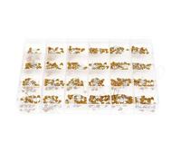 480pcs Monolithic Ceramic Capacitor assortment Kit 10pF-10uF Monolithic Capacitor set 0.1uF 0.22uF 0.47uF 2.2uF 4.7uF Capacitor AUOQKQUT