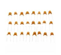 480pcs Monolithic Ceramic Capacitor Assortment Kit 50V 10pF - 10uF Capacitance Set 0.1uF 0.22uF 0.47uF 2.2uF 4.7uF Sample Pack Capacitance Meters