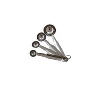 - 4827.01 - Set de 4 Cuillère-Mesures - Inox - 1 / 2,5 / 5 /15 ml
