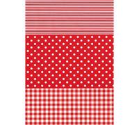 484 - Pochette 20 feuilles Décopatch - Rouge