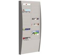 Paperflow Trieur mural 48520 50 cases A4 polystyrène Gris