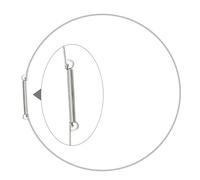 4861ER2001D Collier de serrage à ressort pour porte de lave-linge, assemblage de collier de serrage pour machine à laver LG Electronics Bague de retenue de vol, LG 4861er2001d, 1 pièce