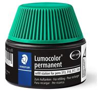 [487 17-5] STAEDTLER Lumocolor flacon recharge permanent, vert