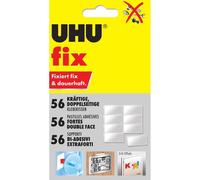 [48805] UHU Pochette de 56 pastilles prédécoupées double-face Fix
