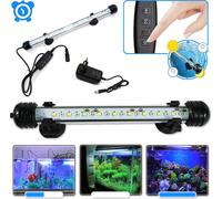 48CM LED Aquarium Lighting IP68 Waterproof White+Blue Light Remontage Timer Dimmable Fish Tank Subwater Lamp