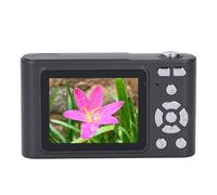 48MP 1080p 16x Zoom Anti-Shake Timed Photography Compact Nigital Camera Beauty Effets La Lecture de La Voix pour Les Activités Intérieures Abs/Noir (Black)