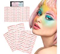48Paires Eyebrow Stamp Pochoir Sourcils, 24Styles Tampon À Sourcils Auto-adhésif Pochoirs De Tampons à Sourcils Pochoirs à Sourcils Maquillage Pour Femmes Filles