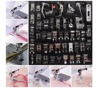 48pcs pieds-de-biche pour machine à coudre domestique fixés pour brother pour janome
