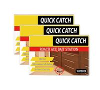 48PCS Piège à Cafards Convient,Cafard Bait Station,Plus Efficace Que à Ultrasons,Produit Anti Cafards Puissant Professionnel