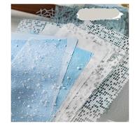 48Pcs Vintage Mixed Special Paper Gauze Scrapbooking Decorate Supplies DIY Junk Journal Planner Collage Background(Type-01)