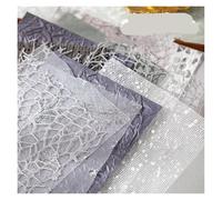 48Pcs Vintage Mixed Special Paper Gauze Scrapbooking Decorate Supplies DIY Junk Journal Planner Collage Background(Grey)