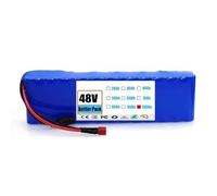 48V 100Ah Batterie Ebike, Batterie E-Bike Lithium-ION, Batterie Vélo Electrique avec Chargeur Batterie lithium-ion rechargeable Convient draisiennes électriques 48V 100Ah,XT60+DC