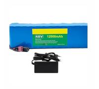 48V 12AH Ebike Batterie 13S3P Batteries Lithium-ION Étanches pour Scooters Électriques Batteries Longue Durée De Vélo Électrique avec 54.6V 2A Chargeur 48V,XT30+DC