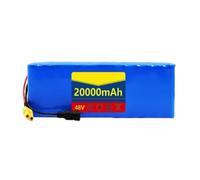 48V 20AH Batterie Lithium-ION Étanche pour Vélo Électrique 13S3P Batterie De Remplacement pour Trottinette Pliable Carte De Protection Intégrée pour 200W~1000W Moteur XT30+JST